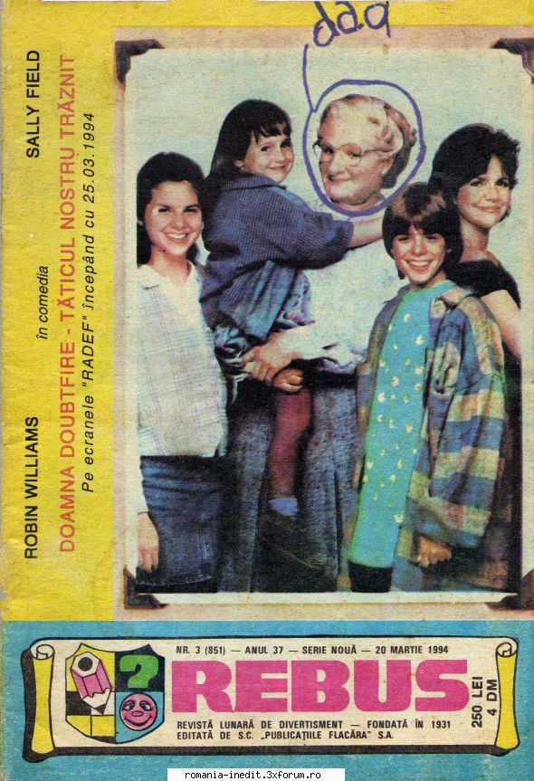[B] Revista REBUS - Revista REBUS nr. 3 (851) din 1994 pdf: ...si - Carti in limba romana