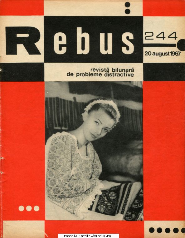 [B] Revista REBUS - Rebus (jpg, zip), 300 dpi Arhiva include un jpg - Carti in limba romana