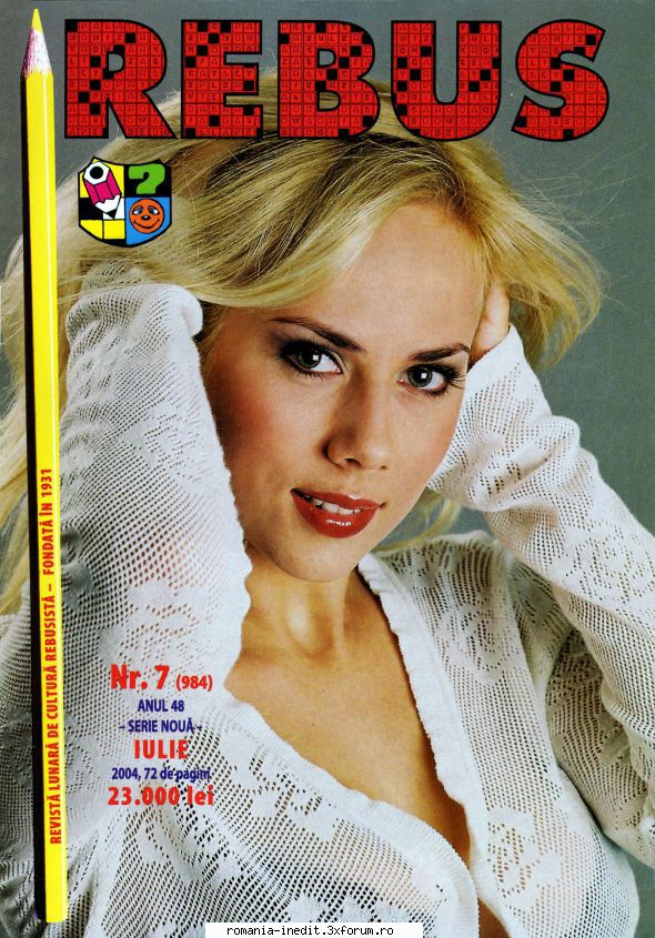 [B] Revista REBUS - Revista REBUS nr. 7(984) din iul pag.) pdf: ...si - Carti in limba romana