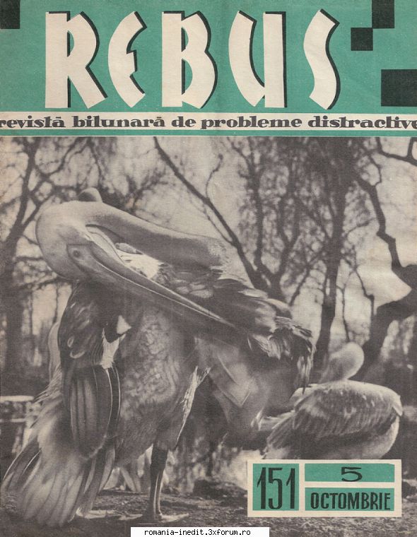 [B] Revista REBUS - Revista REBUS nr. 151 din oct 1963 (scan - Carti in limba romana