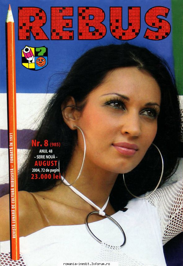 [B] Revista REBUS - Revista REBUS nr. 8(985) din aug pag.) pdf: ...si - Carti in limba romana