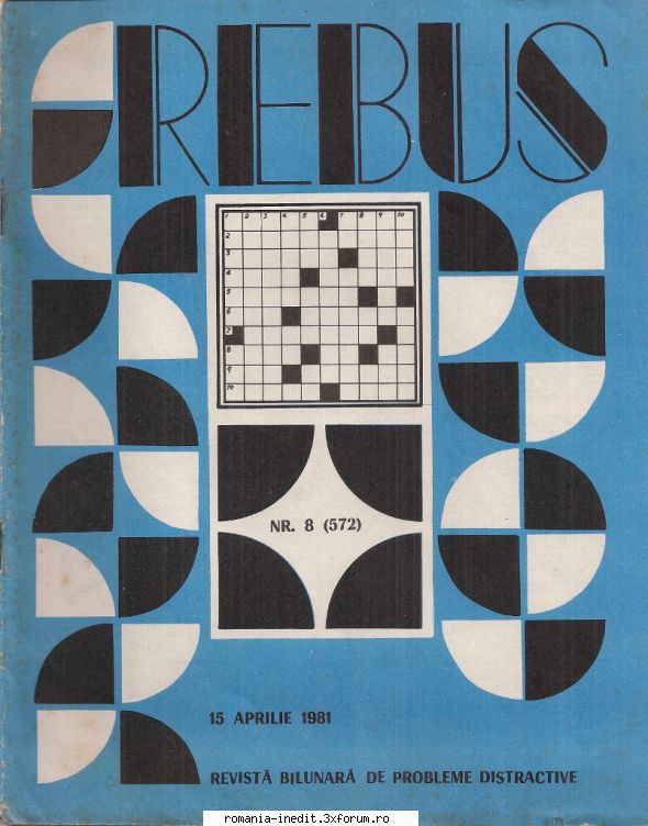[B] Revista REBUS - Rebus (jpg, zip), 300 dpi Arhiva include un jpg - Carti in limba romana