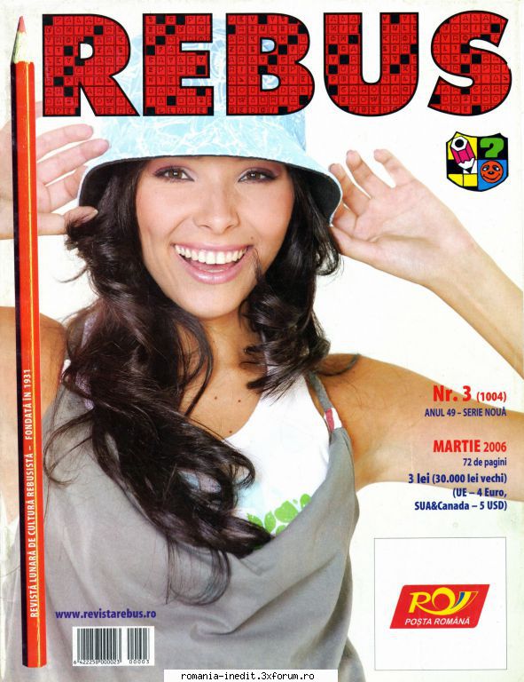 [B] Revista REBUS - Revista REBUS nr. 3(1004) din mar 2006 (format - Carti in limba romana