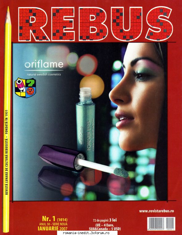 [B] Revista REBUS - Revista REBUS nr. 1(1014) din ian 2007 (format - Carti in limba romana