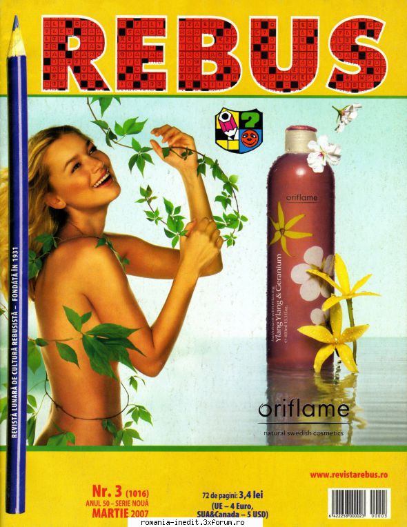 [B] Revista REBUS - Revista REBUS nr. 3(1016) din mar 2007 (format - Carti in limba romana