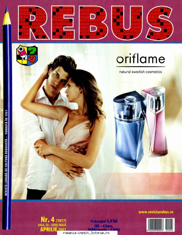 [B] Revista REBUS - Revista REBUS nr. 4(1017) din apr 2007 (format - Carti in limba romana