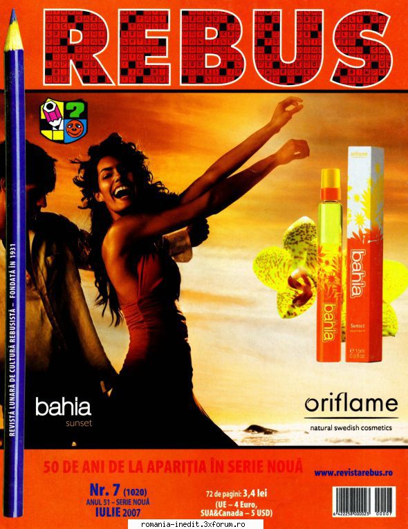 [B] Revista REBUS - Revista REBUS nr. 7(1020) din iul 2007 (format - Carti in limba romana