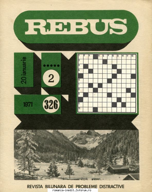 [B] Revista REBUS - Rebus (jpg, zip), 300 dpi Arhiva include un jpg - Carti in limba romana