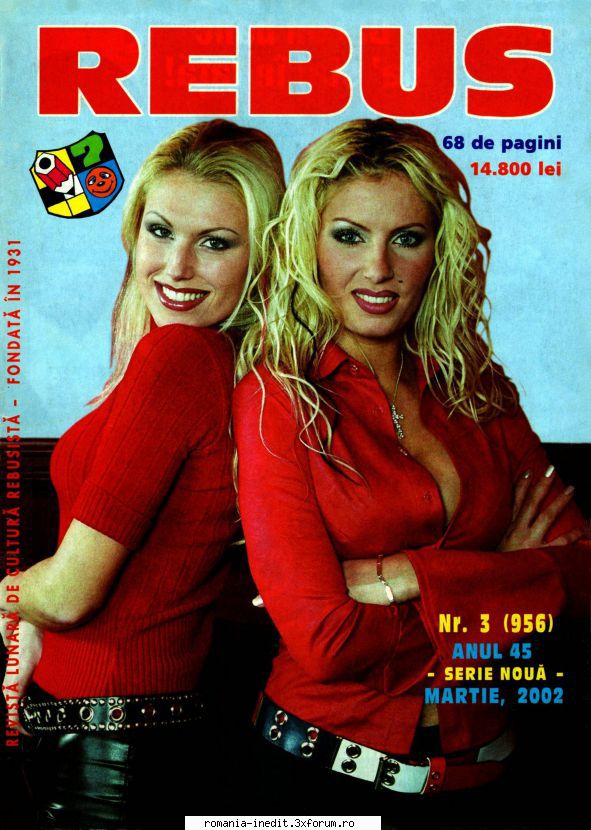 [B] Revista REBUS - Revista REBUS nr. 3(956) din martie pag., 300 - Carti in limba romana