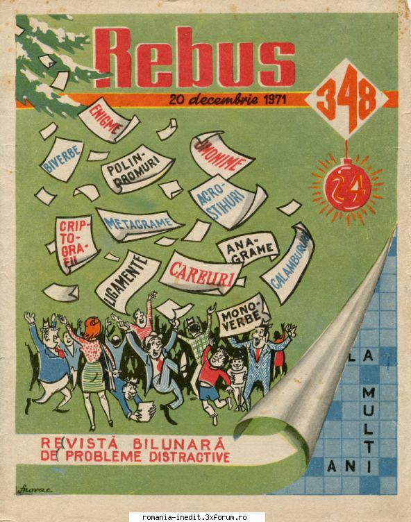 [B] Revista REBUS - Rebus (jpg, zip), 300 dpi Arhiva include un jpg - Carti in limba romana
