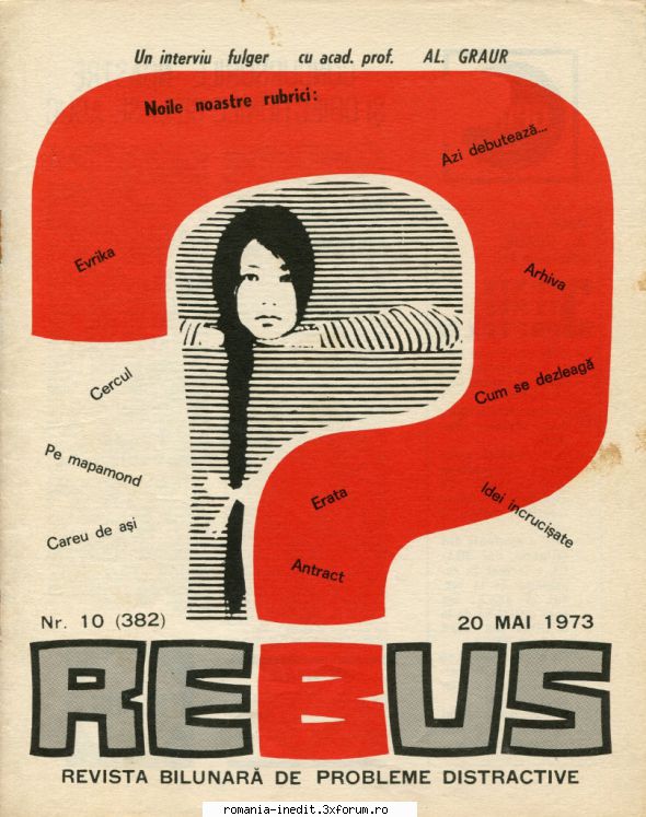 [B] Revista REBUS - Rebus (jpg, zip), 300 dpi Arhiva include un jpg - Carti in limba romana