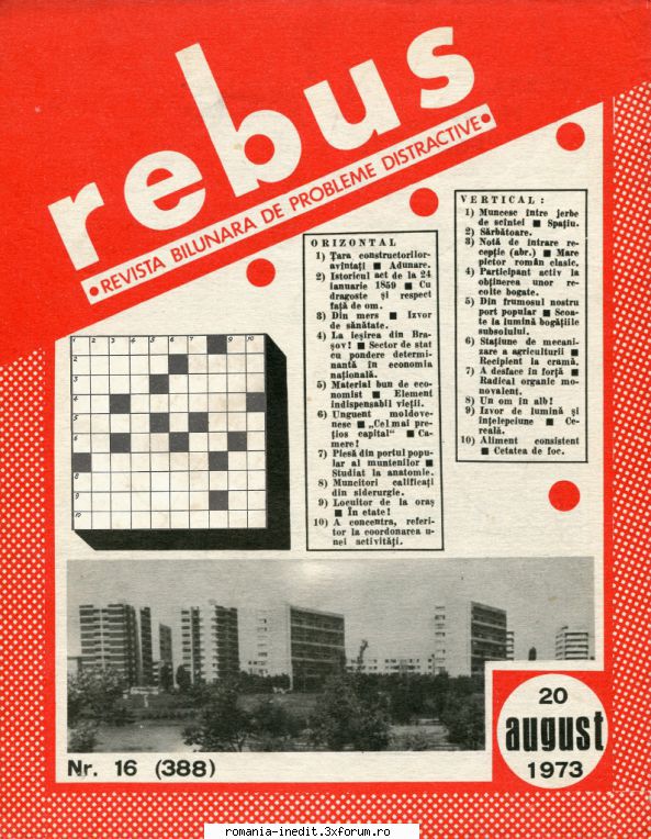 [B] Revista REBUS - Rebus (jpg, zip), 300 dpi Arhiva include un jpg - Carti in limba romana