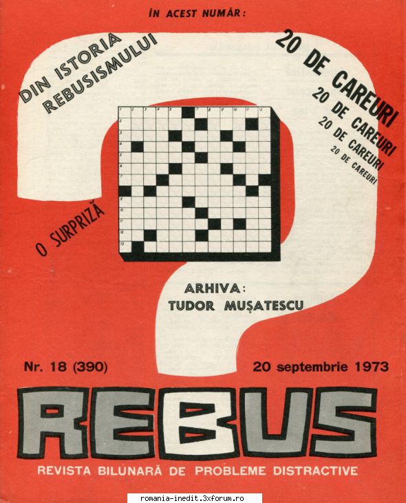 [B] Revista REBUS - Rebus (jpg, zip), 300 dpi Arhiva include un jpg - Carti in limba romana