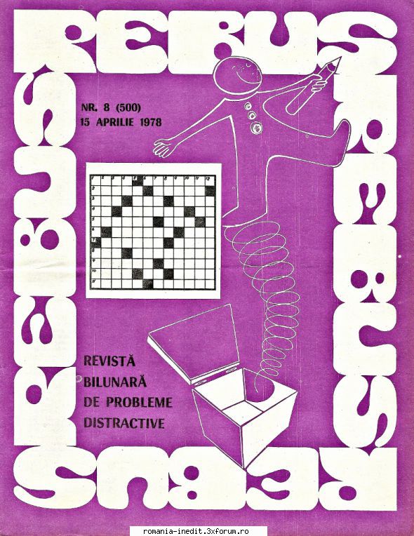 [B] Revista REBUS - Rebus (jpg, zip), 300 dpi (repost, scan - Carti in limba romana
