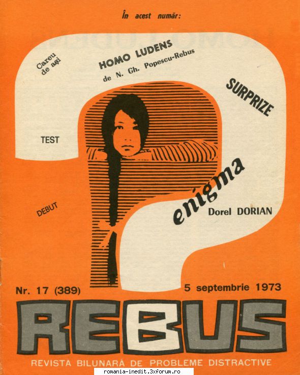 [B] Revista REBUS - Rebus (jpg, zip), 300 dpi Arhiva include un jpg - Carti in limba romana
