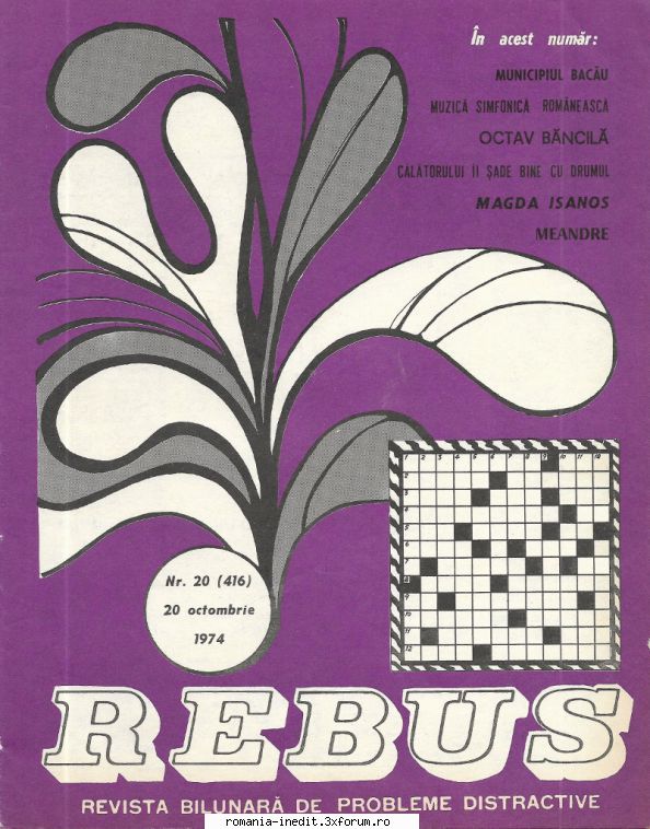 [B] Revista REBUS - Rebus (jpg, zip), 300 dpi Arhiva include un jpg - Carti in limba romana