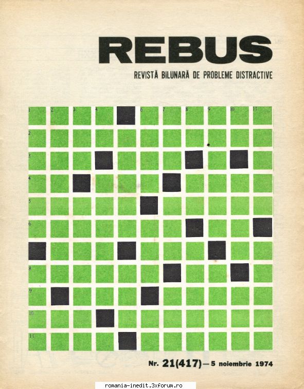 [B] Revista REBUS - Rebus (jpg, zip), 300 dpi Arhiva include un jpg - Carti in limba romana