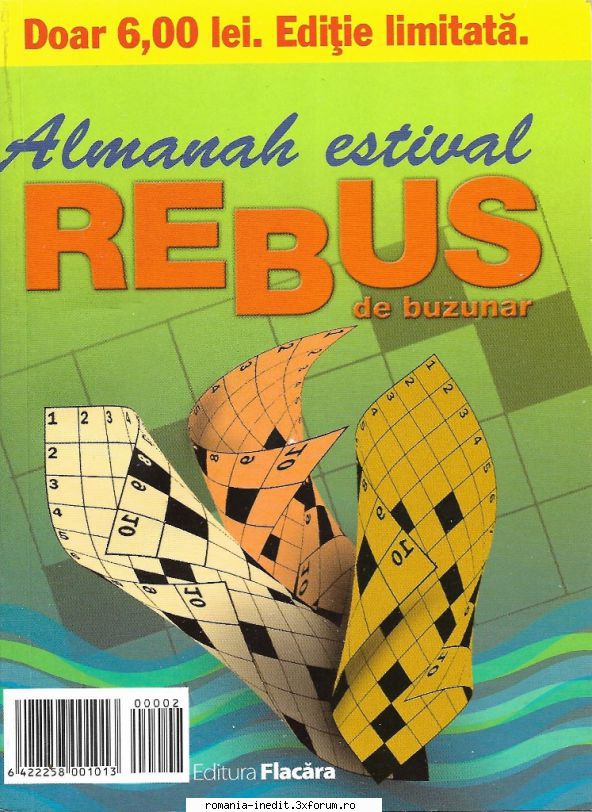 [B] Revista REBUS - Almanah estival Rebus de buzunar 2012 (jpg, zip) - Carti in limba romana