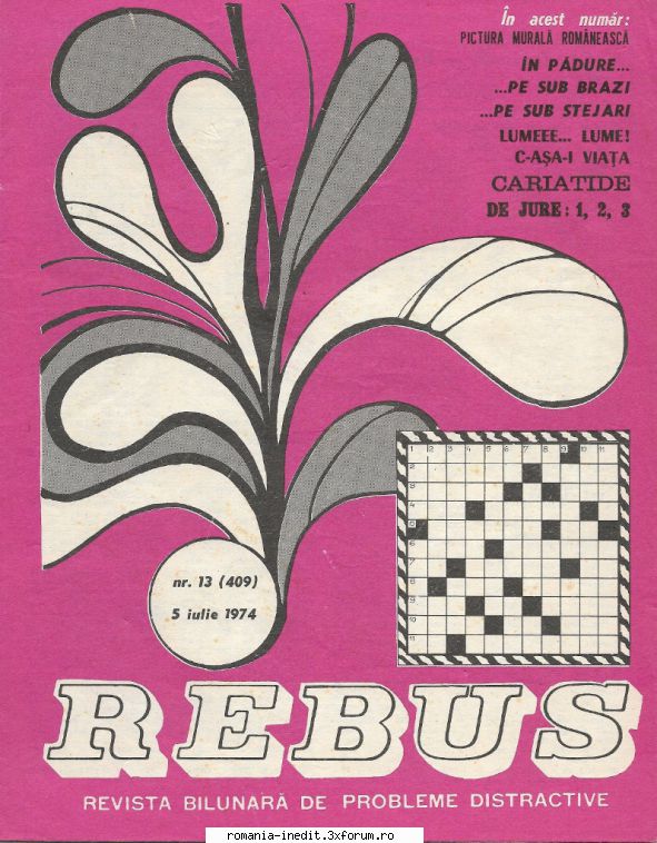 [B] Revista REBUS - Rebus (jpg, zip), 300 dpi: Arhiva include un jpg - Carti in limba romana