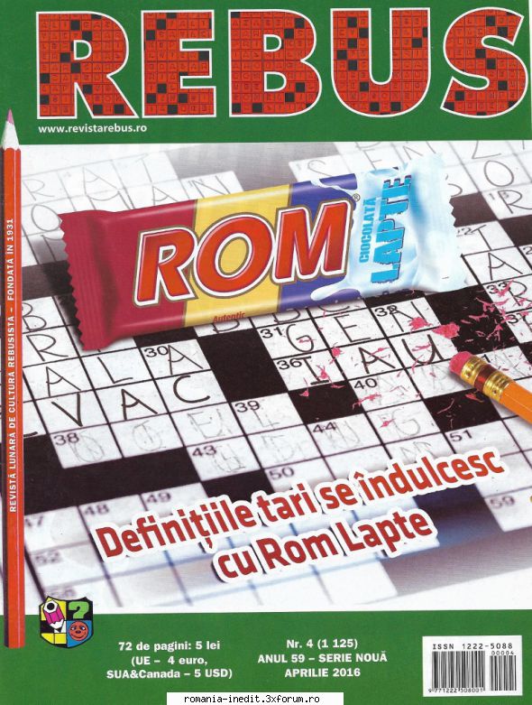 [B] Revista REBUS - Rebus (jpg, zip), 300 dpi - Carti in limba romana