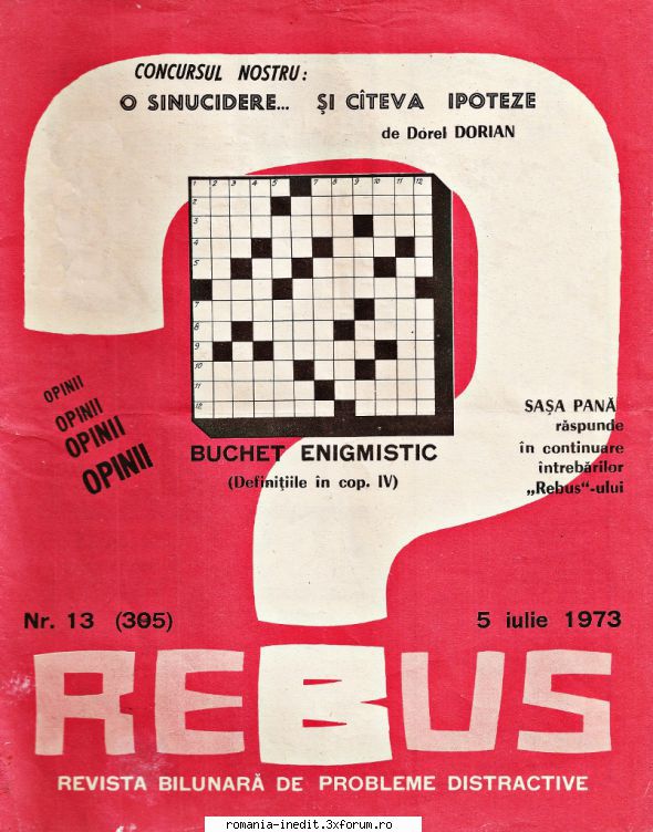 [B] Revista REBUS - Rebus (jpg, zip), 300 dpi, scan refacut - Carti in limba romana