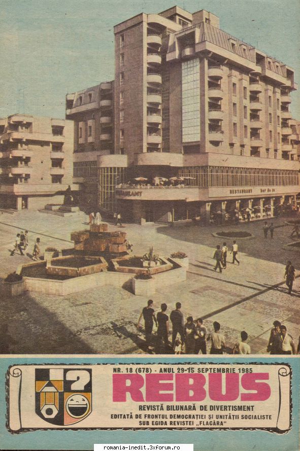 [B] Revista REBUS - Revista REBUS nr. 18(678) din 15 septembrie pag - Carti in limba romana
