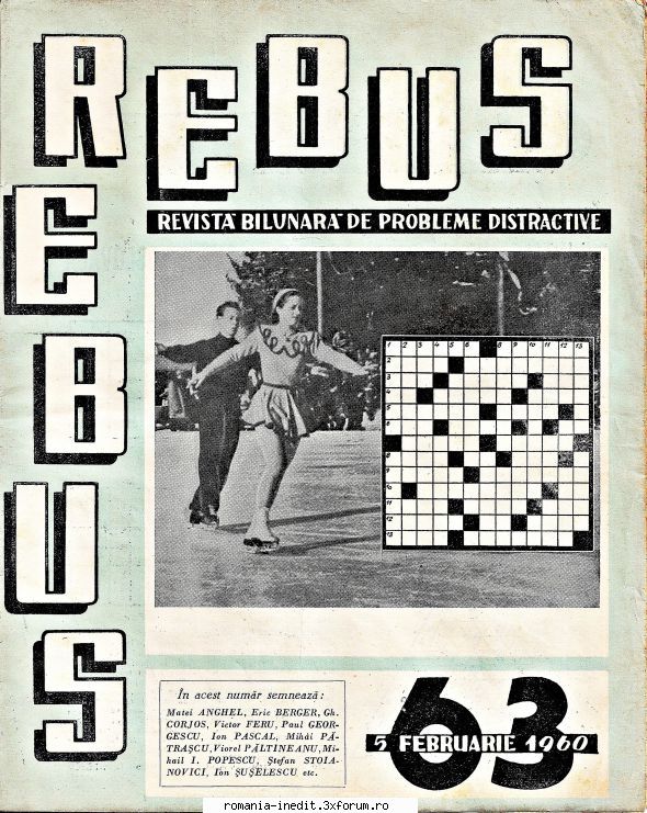 [B] Revista REBUS - Rebus (jpg, zip), 300 dpi, scan refacut: Arhiva - Carti in limba romana