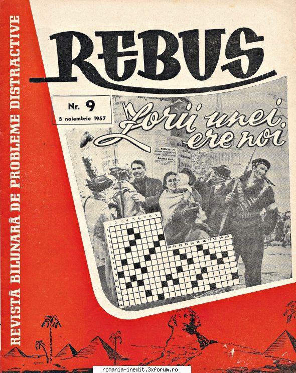 [B] Revista REBUS - Rebus 9-1957 (jpg, zip), 300 dpi, scan refacut - Carti in limba romana