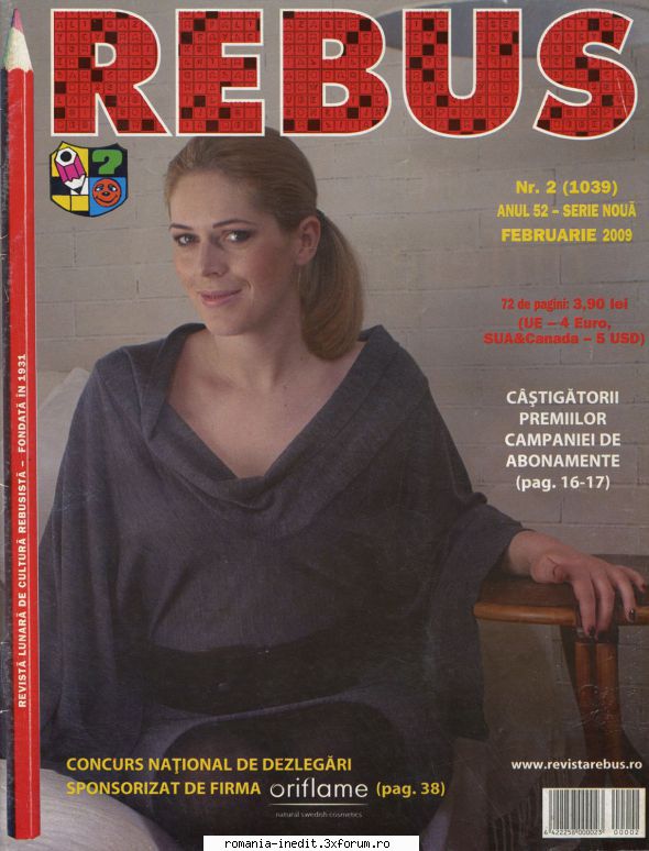 [B] Revista REBUS - Rebus (jpg, zip), 300 dpi: Multumiri pentru - Carti in limba romana