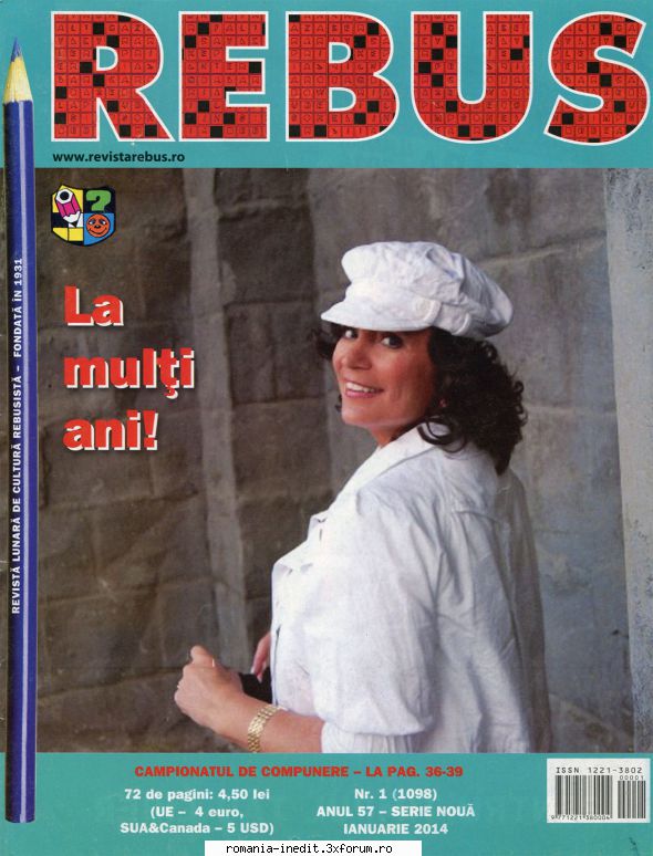 [B] Revista REBUS - Rebus (jpg, zip), 300 dpi: Multumiri pentru - Carti in limba romana