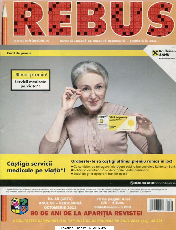 [B] Revista REBUS - Rebus (jpg, zip), 300 dpi: Multumiri pentru - Carti in limba romana