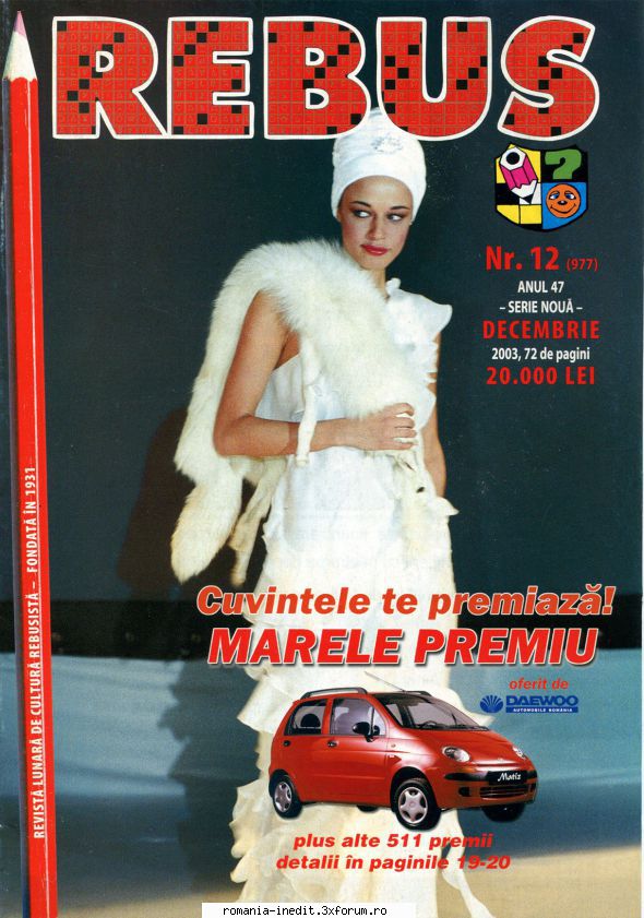 [B] Revista REBUS - Rebus (jpg, zip), 300 dpi: Multumiri pentru - Carti in limba romana