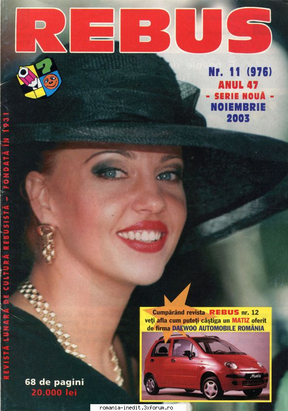 rebus 976-2003 (jpg, zip), 300 dpi:

 pentru scanare, procurata de [b] revista rebus