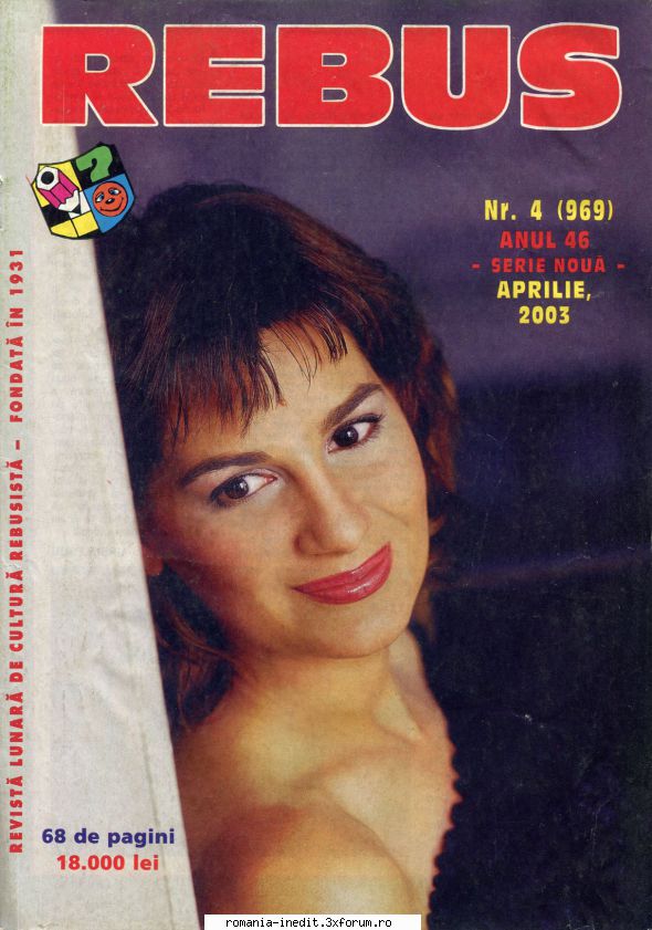 [B] Revista REBUS - Rebus (jpg, zip), 300 dpi: Multumiri pentru - Carti in limba romana