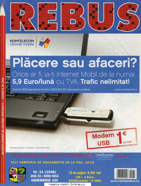 [B] Revista REBUS - Rebus (jpg, zip), 300 dpi: Multumiri pentru - Carti in limba romana