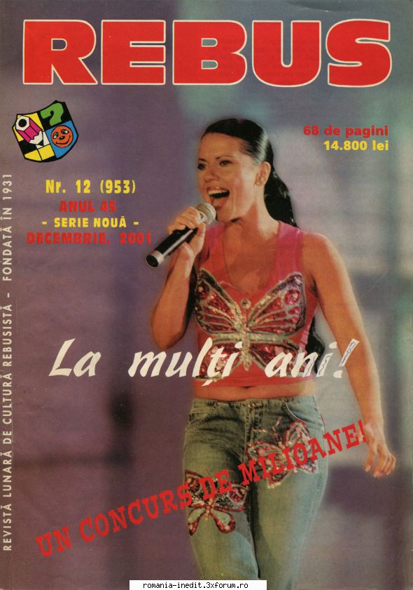 [B] Revista REBUS - Rebus (jpg, zip), 300 dpi: Multumiri pentru - Carti in limba romana