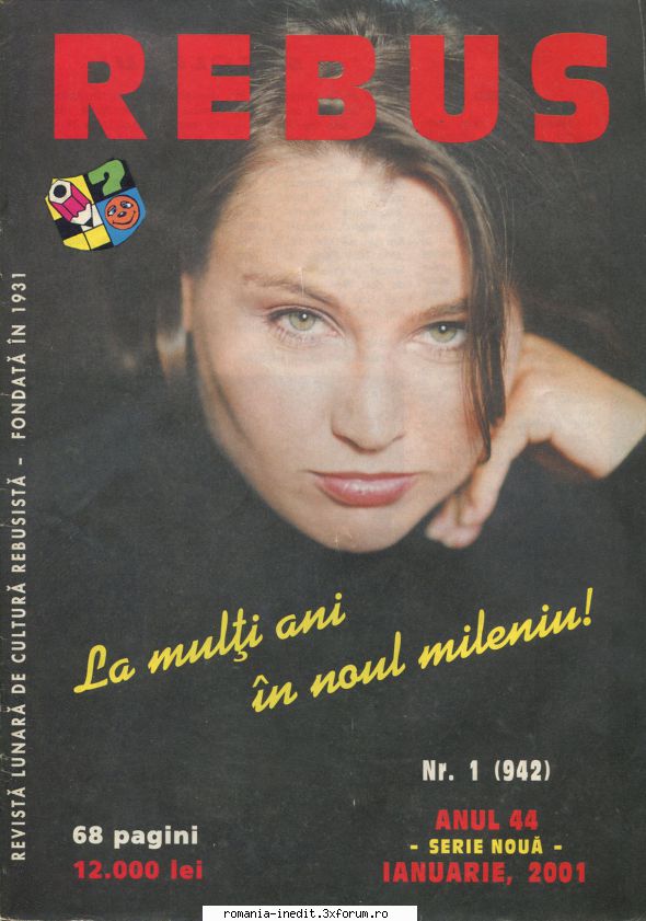 [B] Revista REBUS - Rebus (jpg, zip), 300 dpi: Multumiri pentru - Carti in limba romana