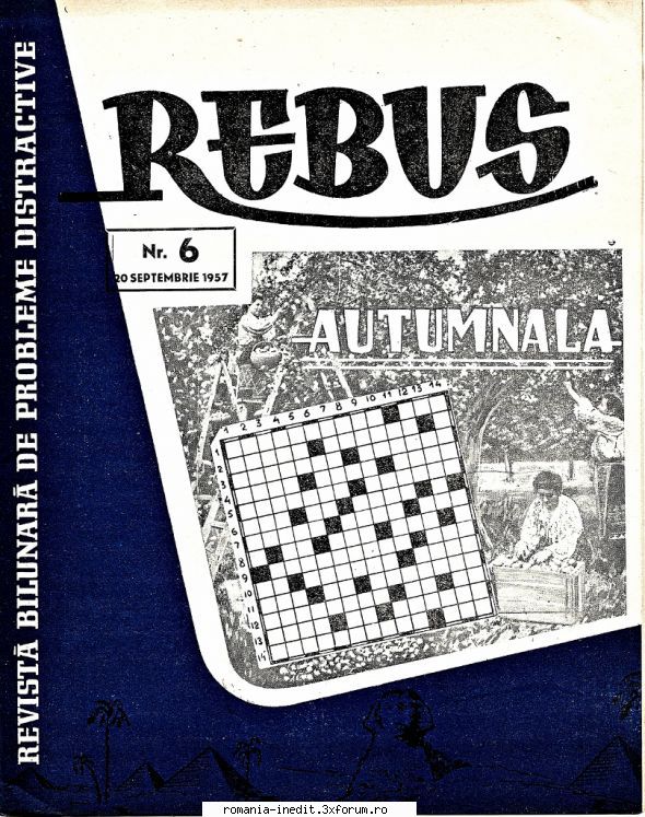 [B] Revista REBUS - Rebus 6-1957 (jpg, zip), 300 dpi, scan refacut - Carti in limba romana