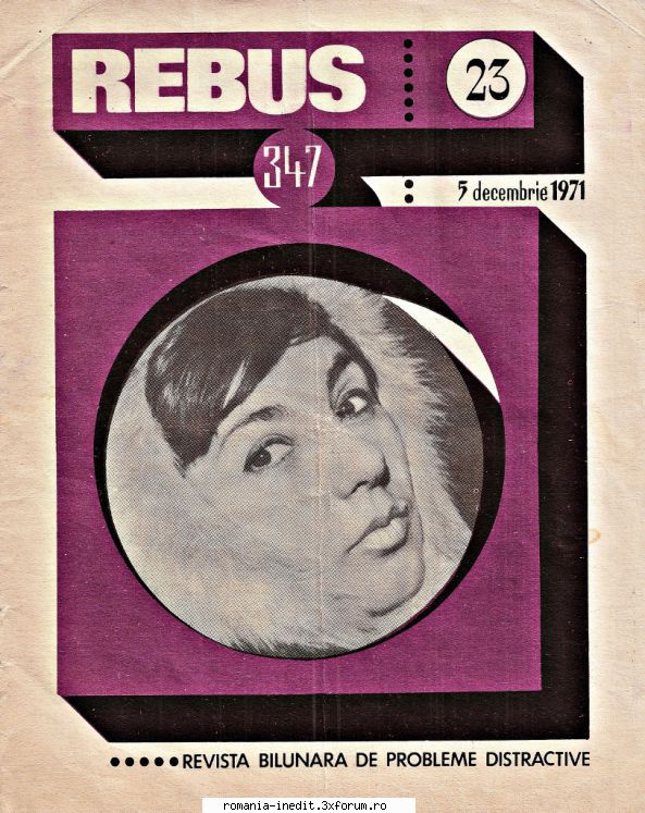 [B] Revista REBUS - Rebus (jpg, zip), 300 dpi, scan refacut: Arhiva - Carti in limba romana
