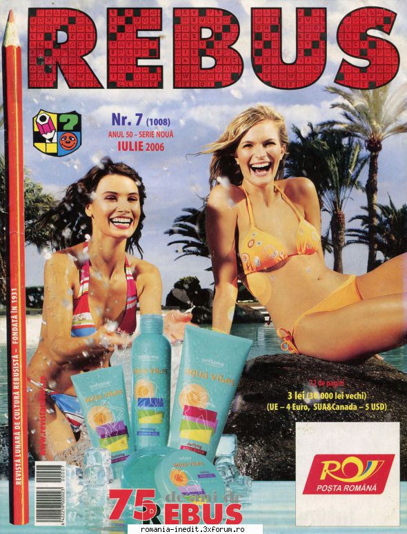 [B] Revista REBUS - Rebus (jpg, zip), 300 dpi: Multumiri pentru - Carti in limba romana