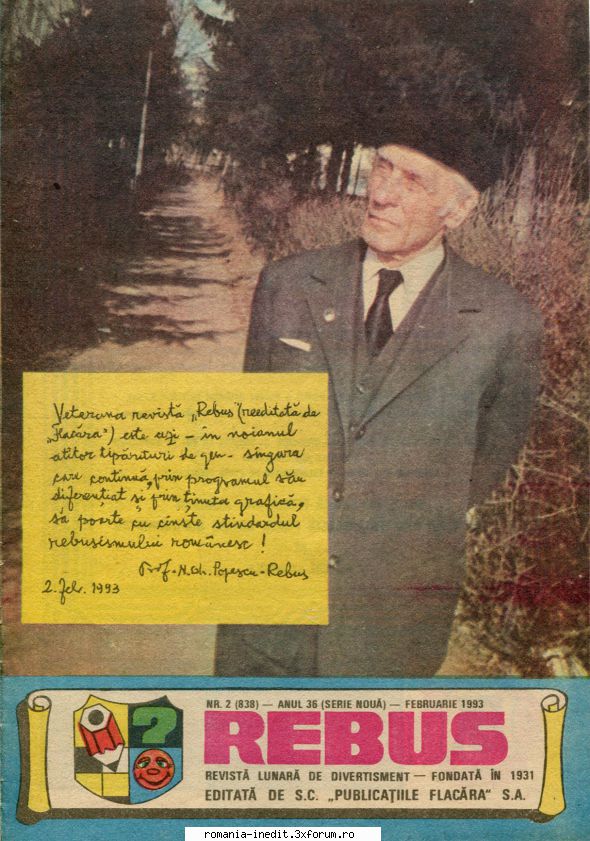 [B] Revista REBUS - Rebus (jpg, zip), 300 dpi: Multumiri pentru - Carti in limba romana