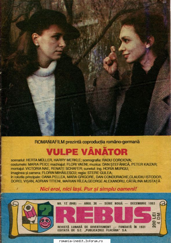 [B] Revista REBUS - Rebus (jpg, zip), 300 dpi: Scanul include un - Carti in limba romana