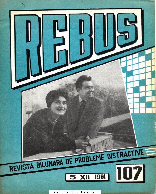 [B] Revista REBUS - Rebus (jpg, zip), scan refacut, 300 dpi: Arhiva - Carti in limba romana