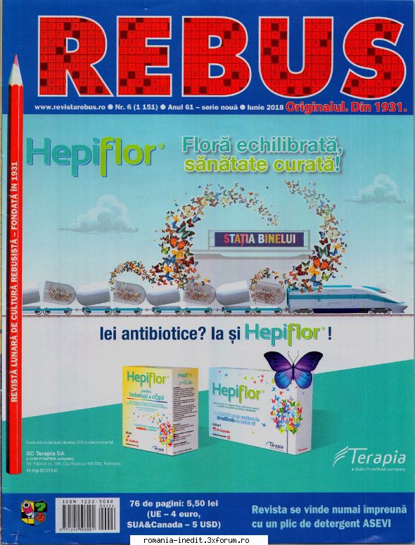 [B] Revista REBUS - Rebus (jpg, zip), 300 dpi: Arhiva include un jpg - Carti in limba romana