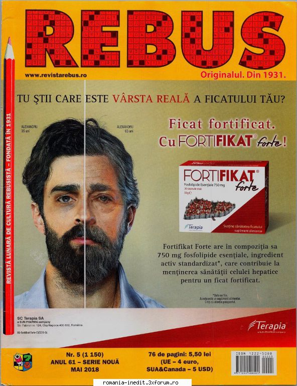 [B] Revista REBUS - Rebus (jpg, zip), 300 dpi: Arhiva include un jpg - Carti in limba romana
