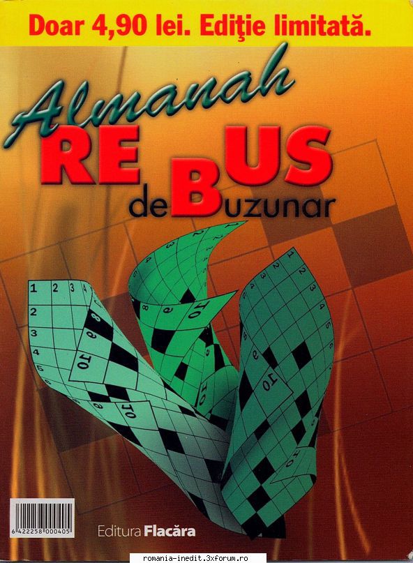 [B] Revista REBUS - Almanah Rebus de buzunar 2009 (jpg, zip), 300 dpi - Carti in limba romana