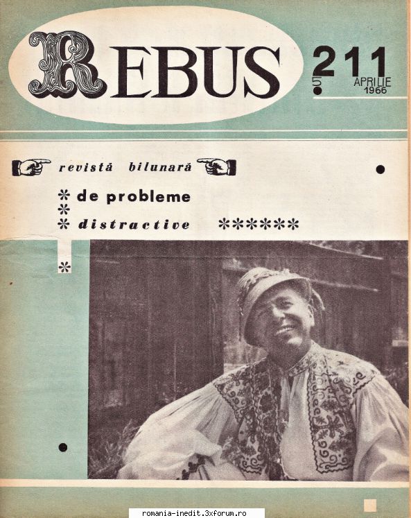 [B] Revista REBUS - Rebus (jpg, zip), scan refacut, 300 dpi: Arhiva - Carti in limba romana