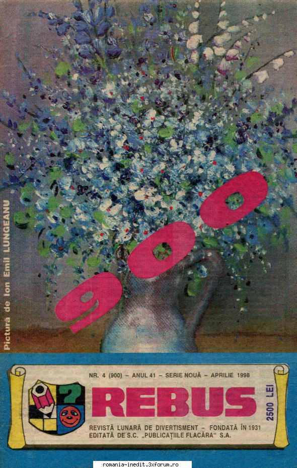 [B] Revista REBUS - Rebus (jpg, zip), 300 dpi: Multumiri pentru - Carti in limba romana
