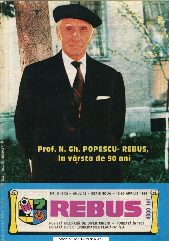 [B] Revista REBUS - Rebus (jpg, zip), 300 dpi: Multumiri pentru - Carti in limba romana