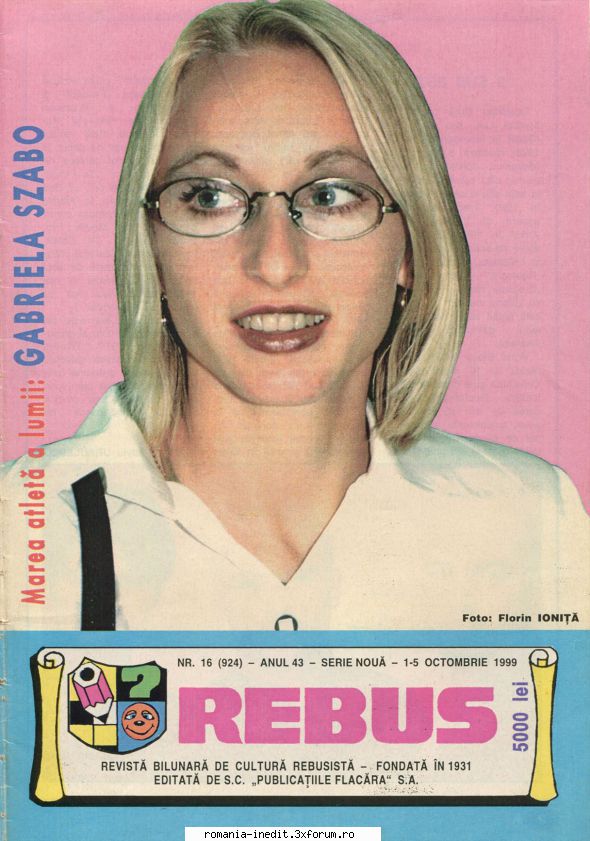 [B] Revista REBUS - Rebus (jpg, zip), 300 dpi: Multumiri pentru - Carti in limba romana